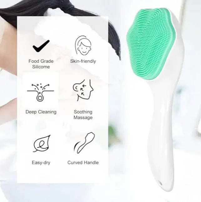 Silicone Face Scrubber Brush Divinely_shop