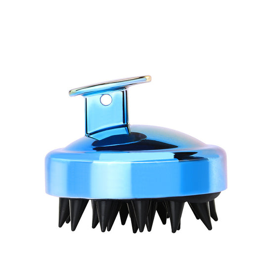Household Electroplating Silicone Shampoo Brush